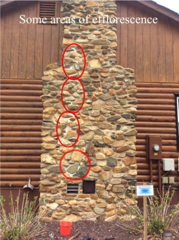 Efflorescence removal